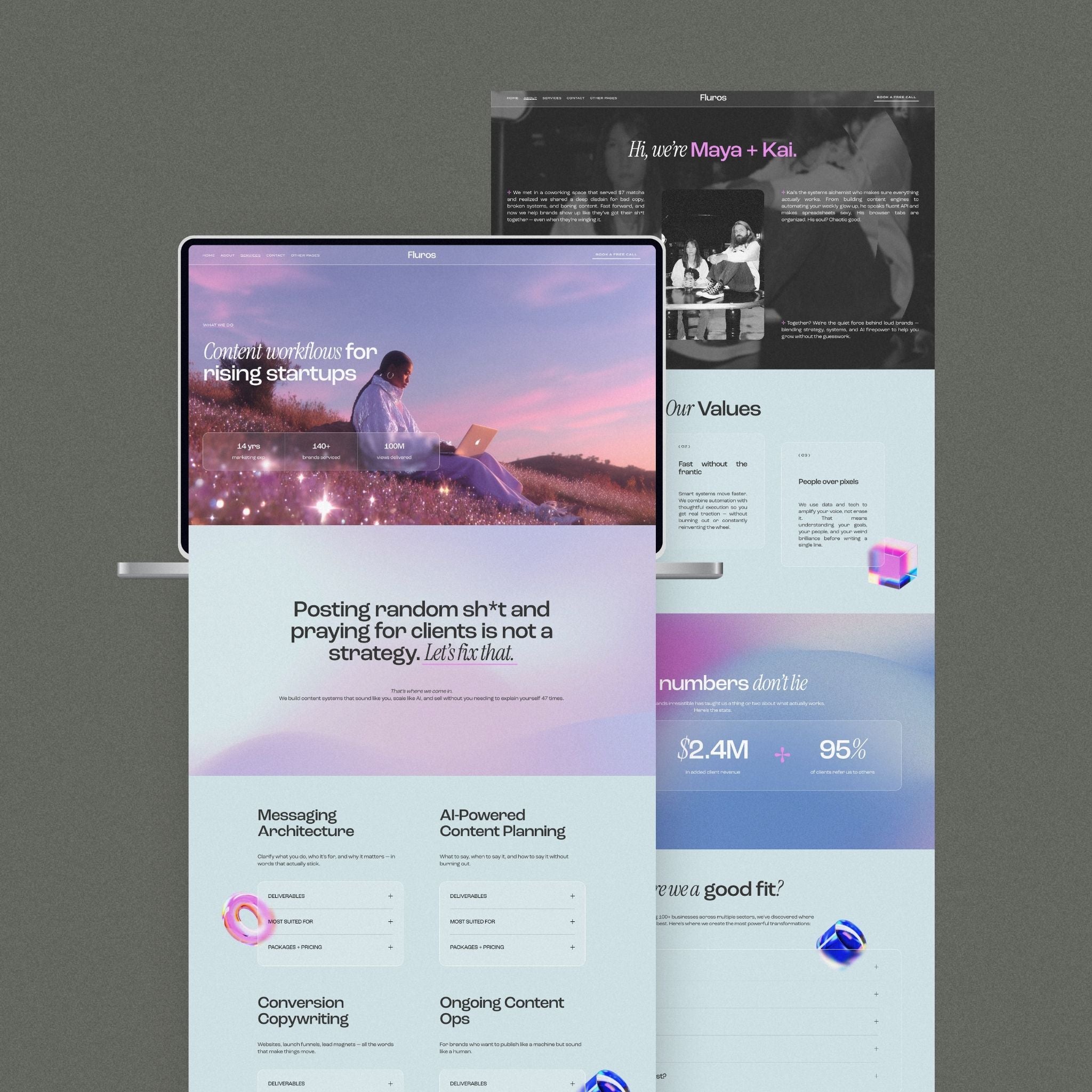 Fluros Website Template