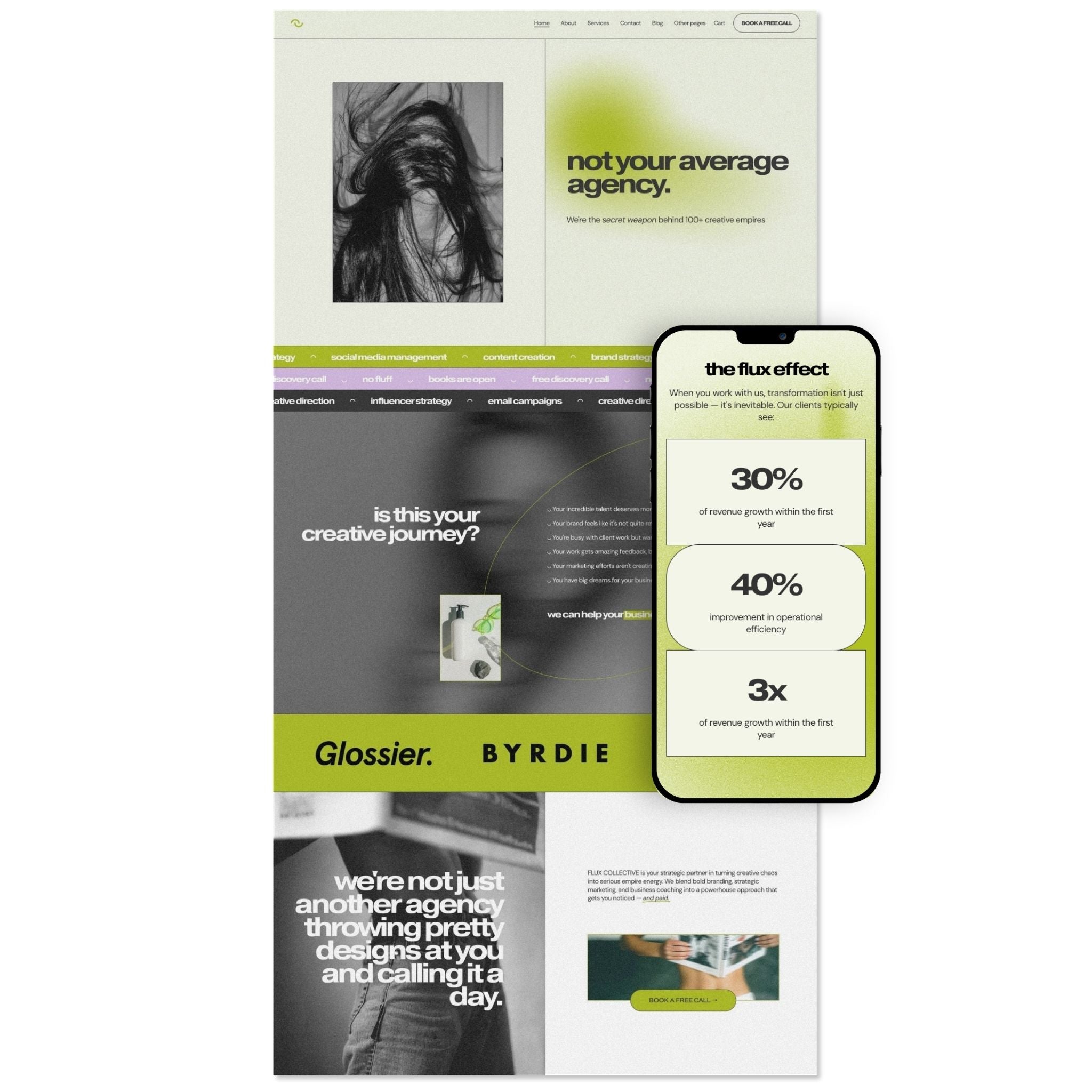 Flux Website Template