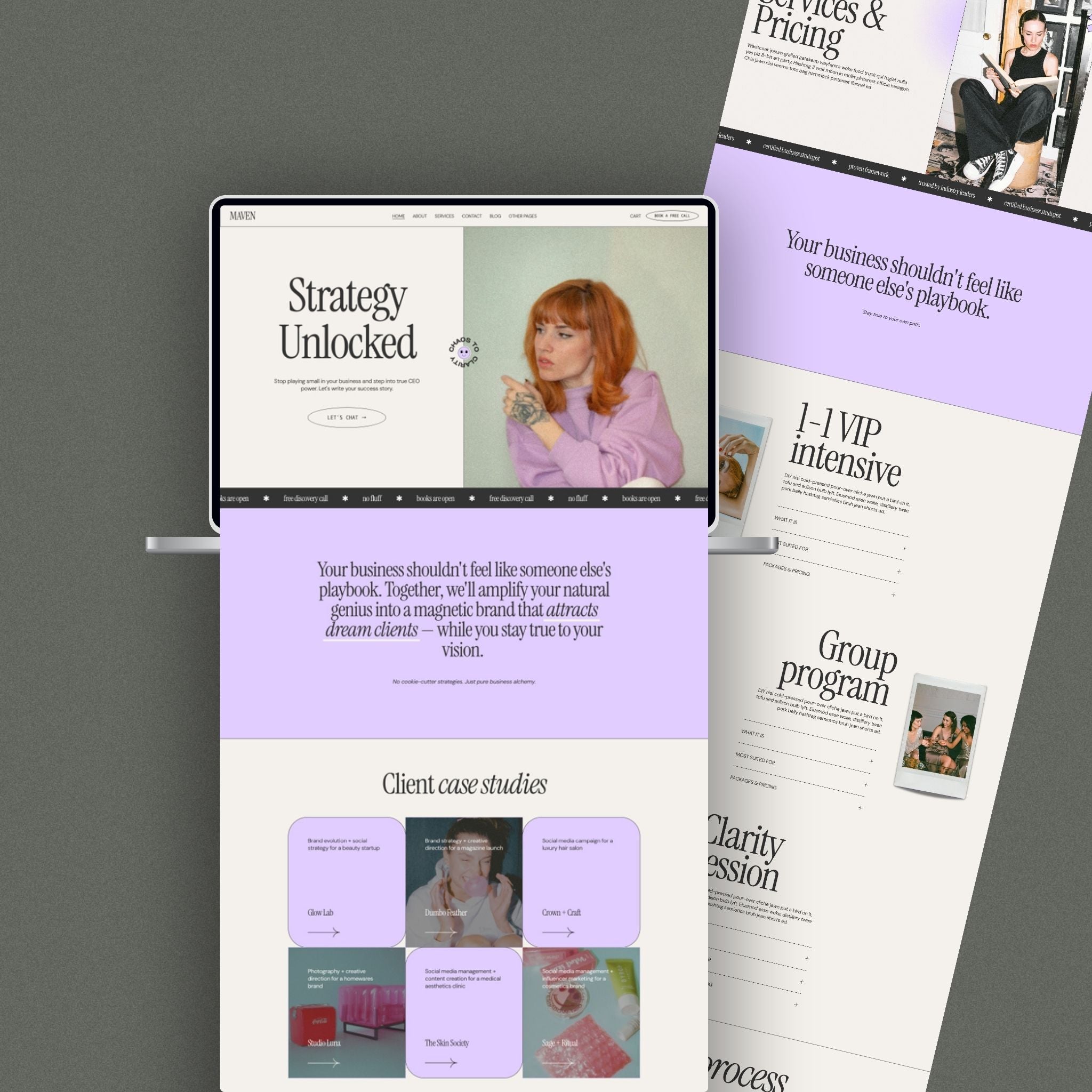 Maven Website Template