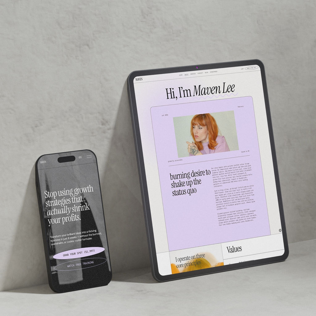 Maven Website Template