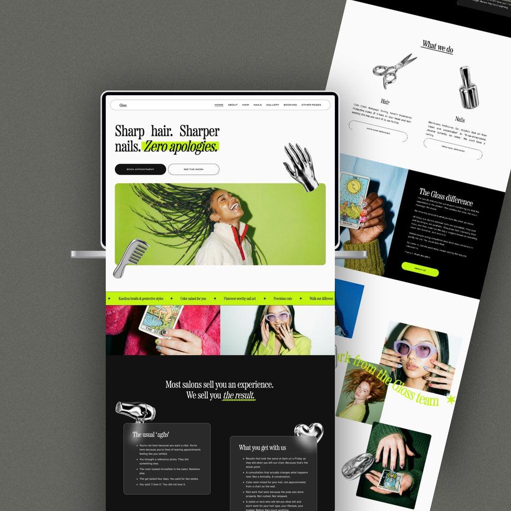 Gloss Website Template