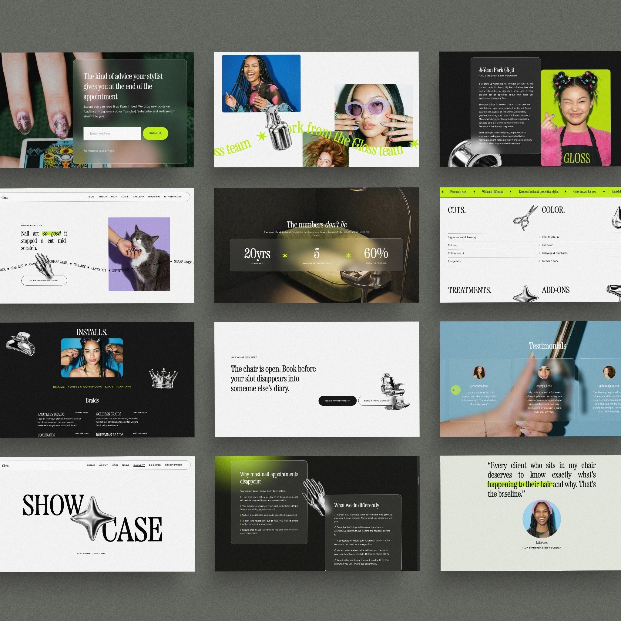 Gloss Website Template