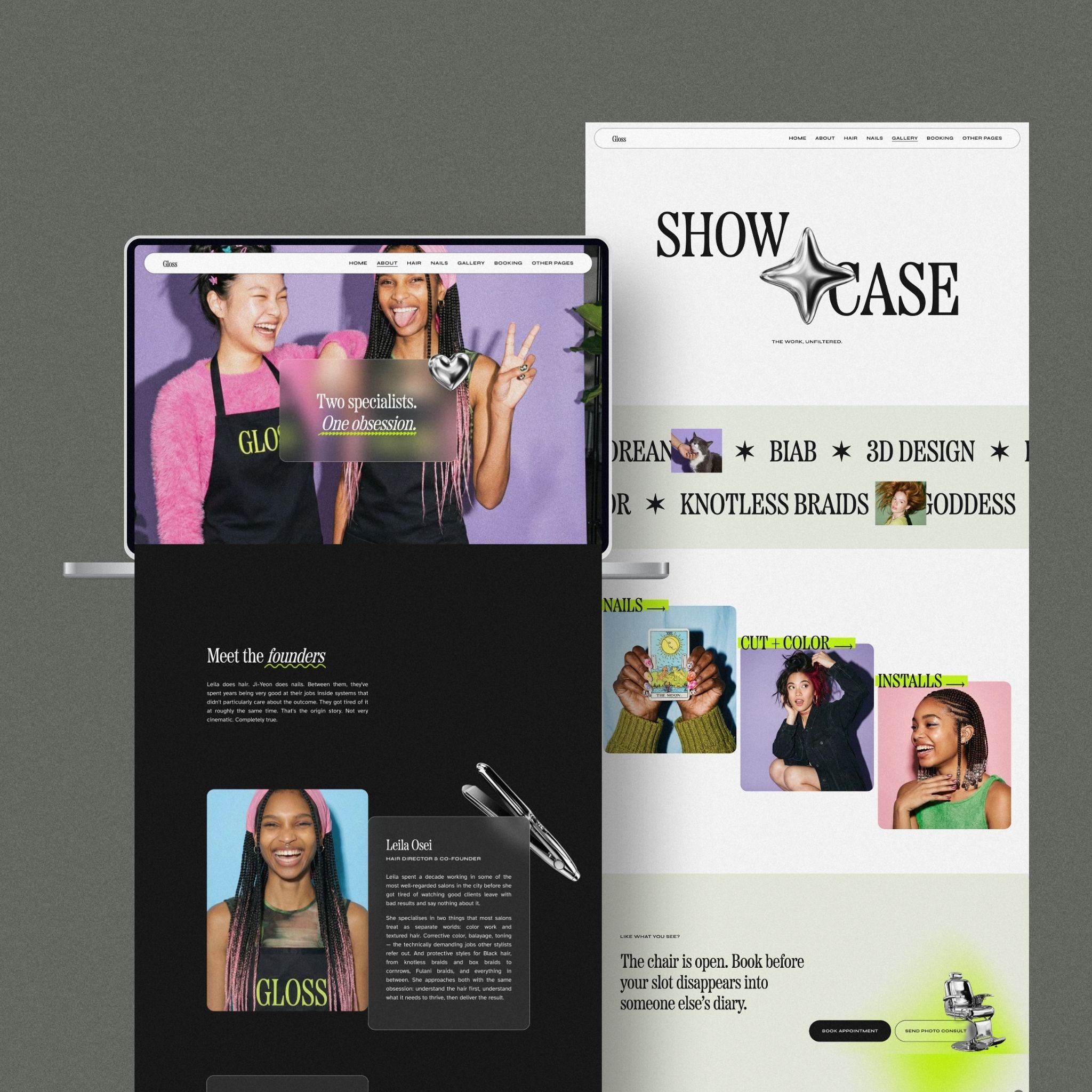 Gloss Website Template