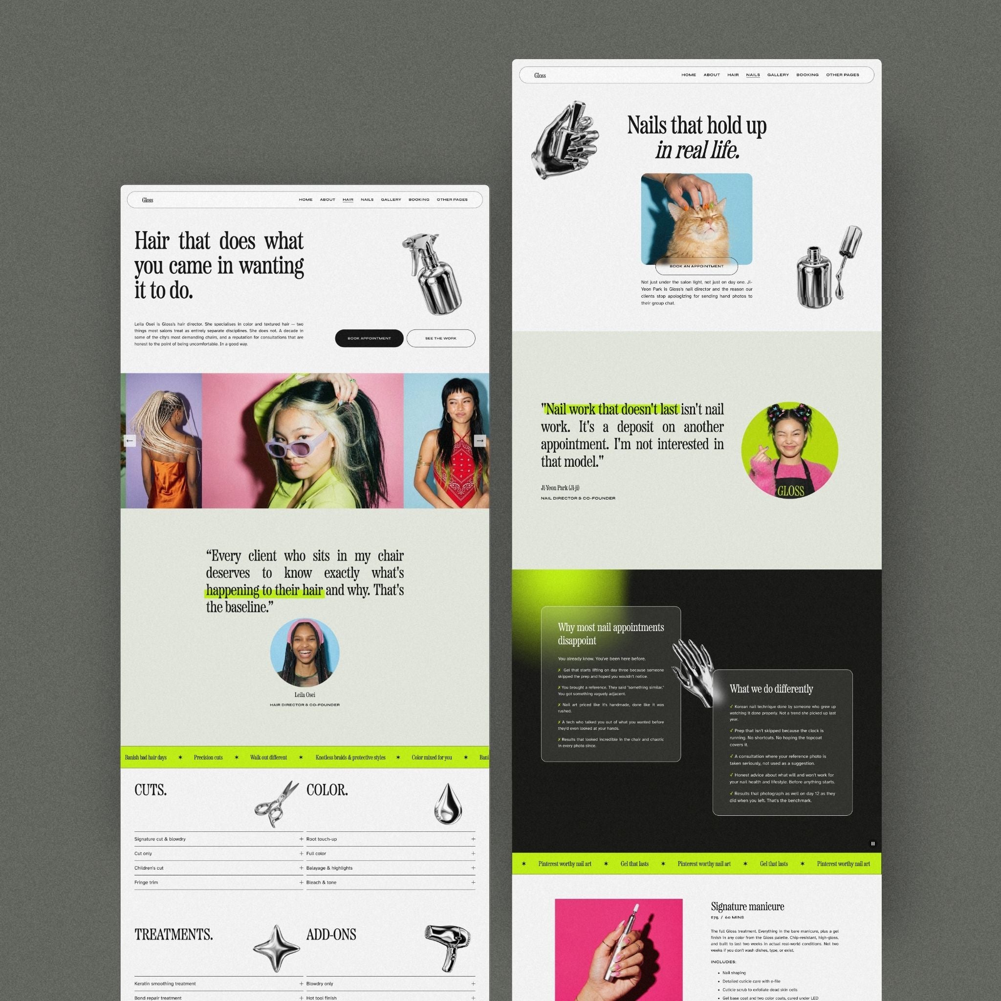 Gloss Website Template