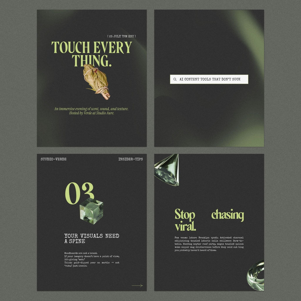 Verde Instagram Pack