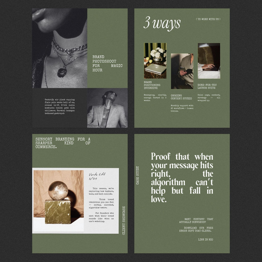 Verde Instagram Pack