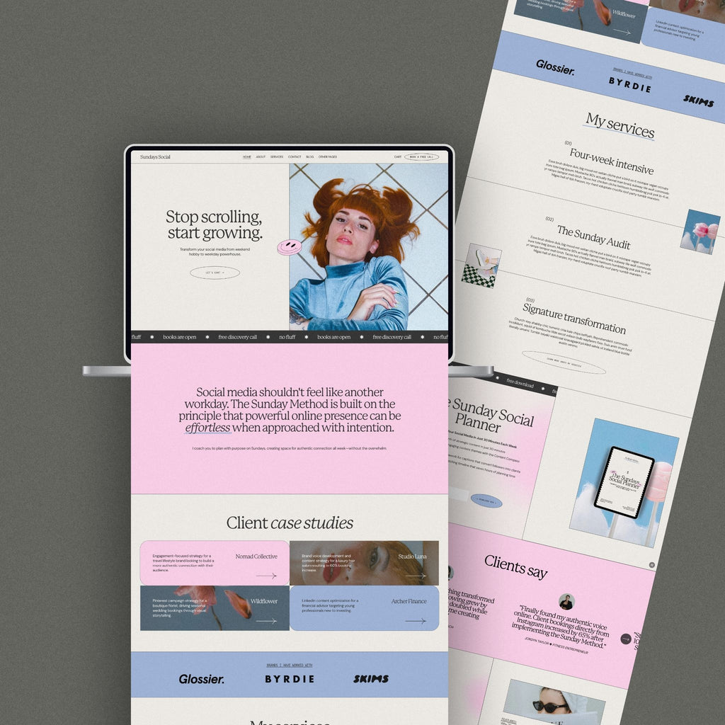 Sundays Website Template