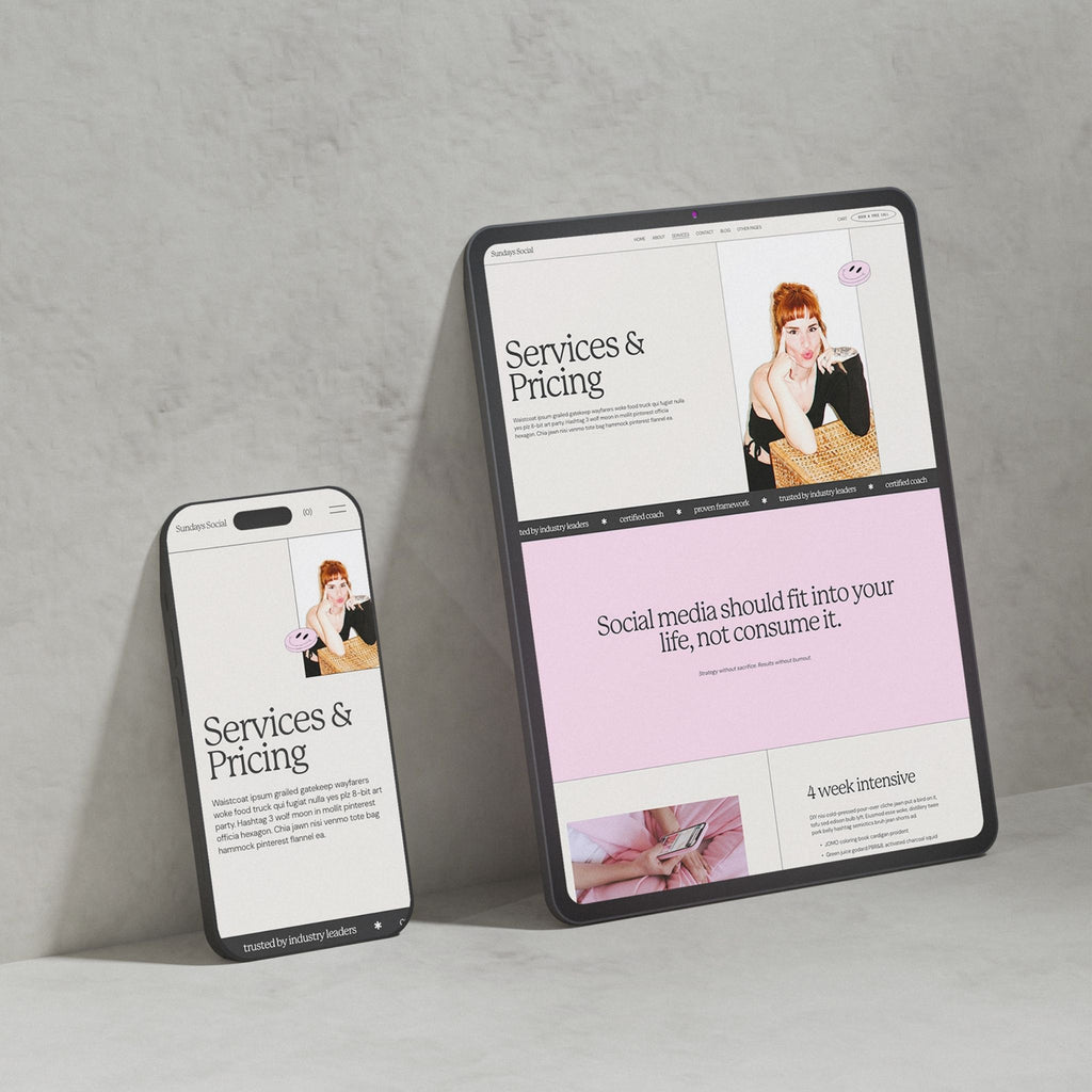 Sundays Website Template