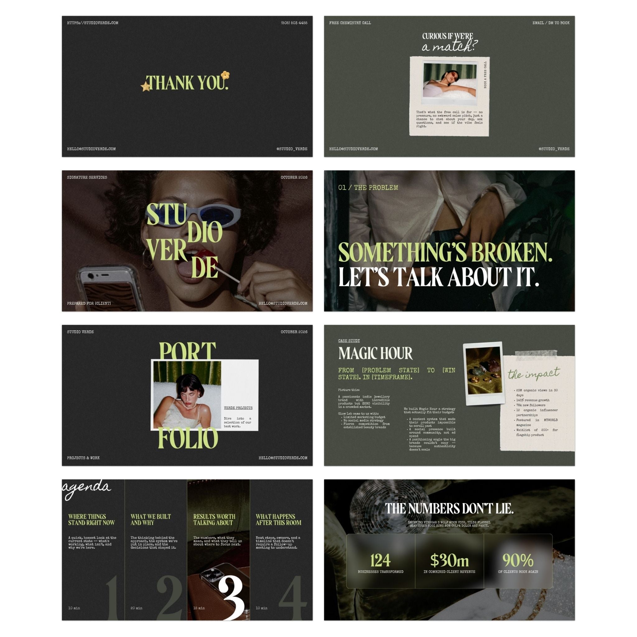 Verde Presentation Template