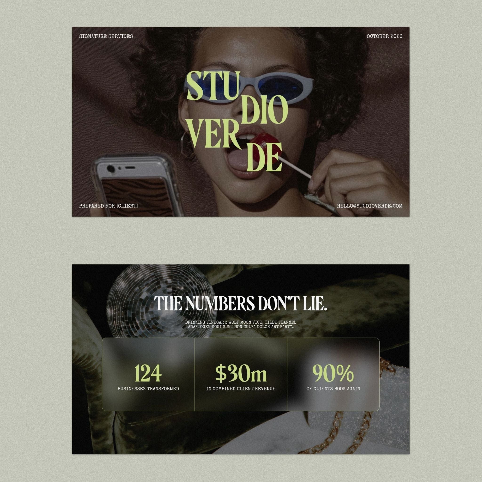 Verde Presentation Template