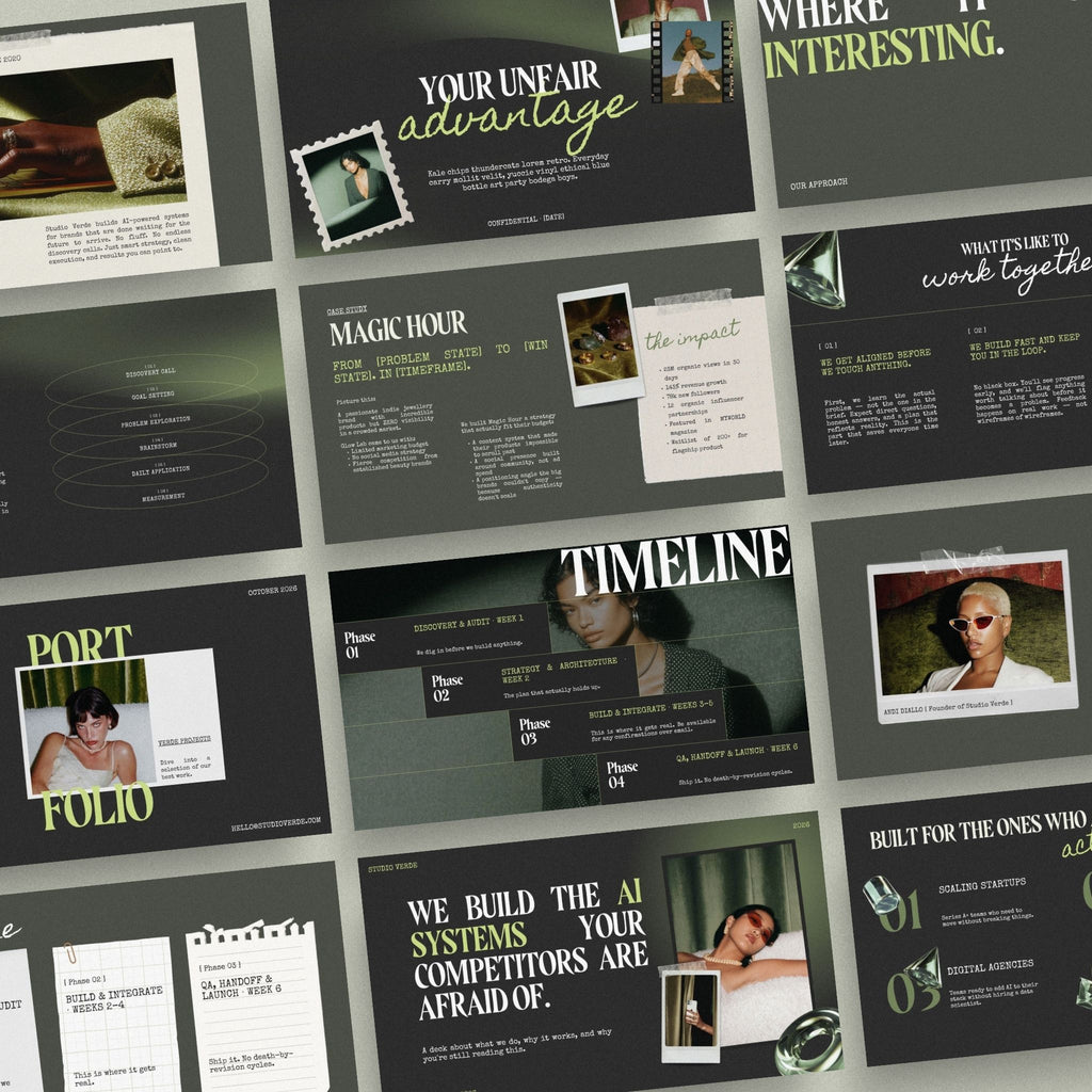 Verde Presentation Template