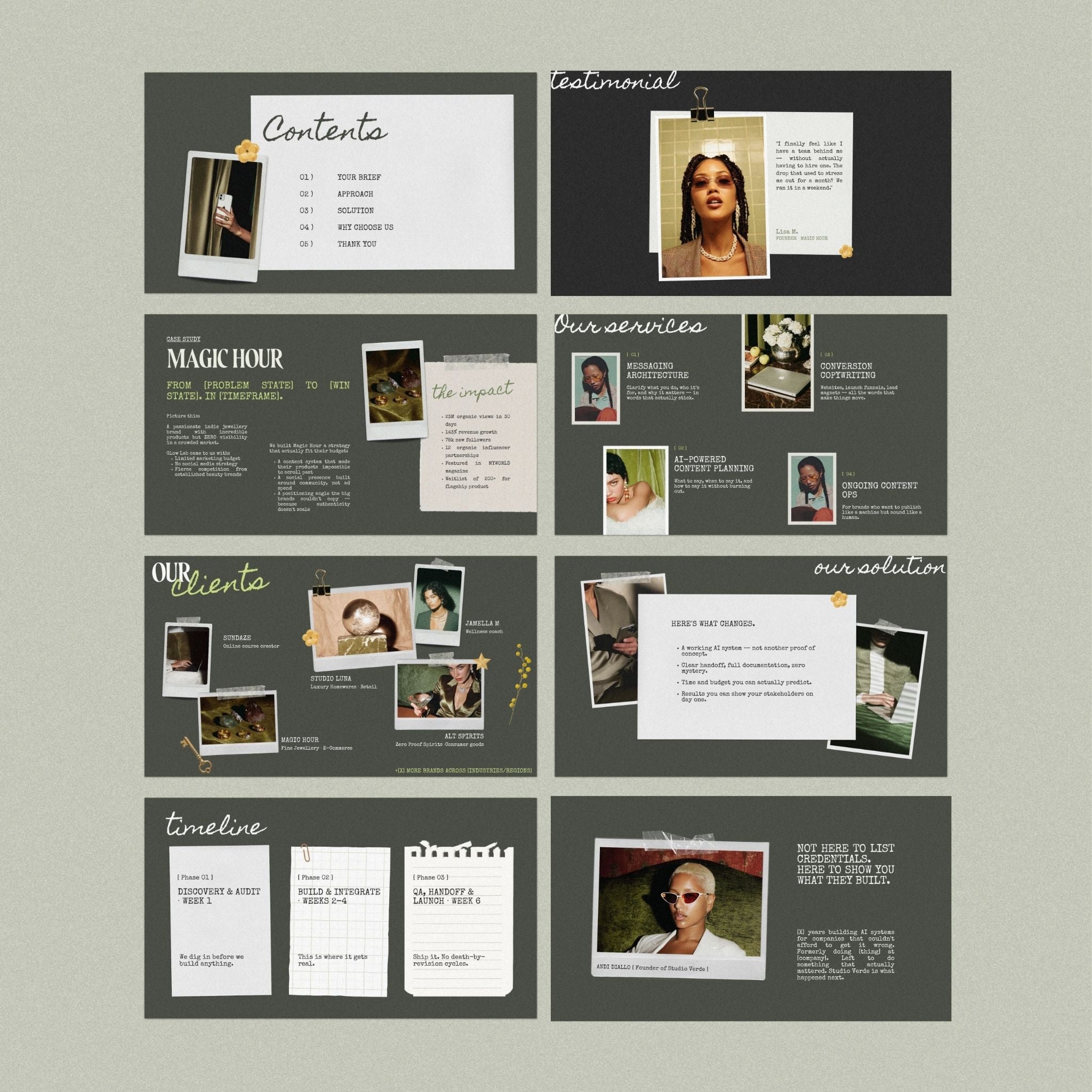 Verde Presentation Template