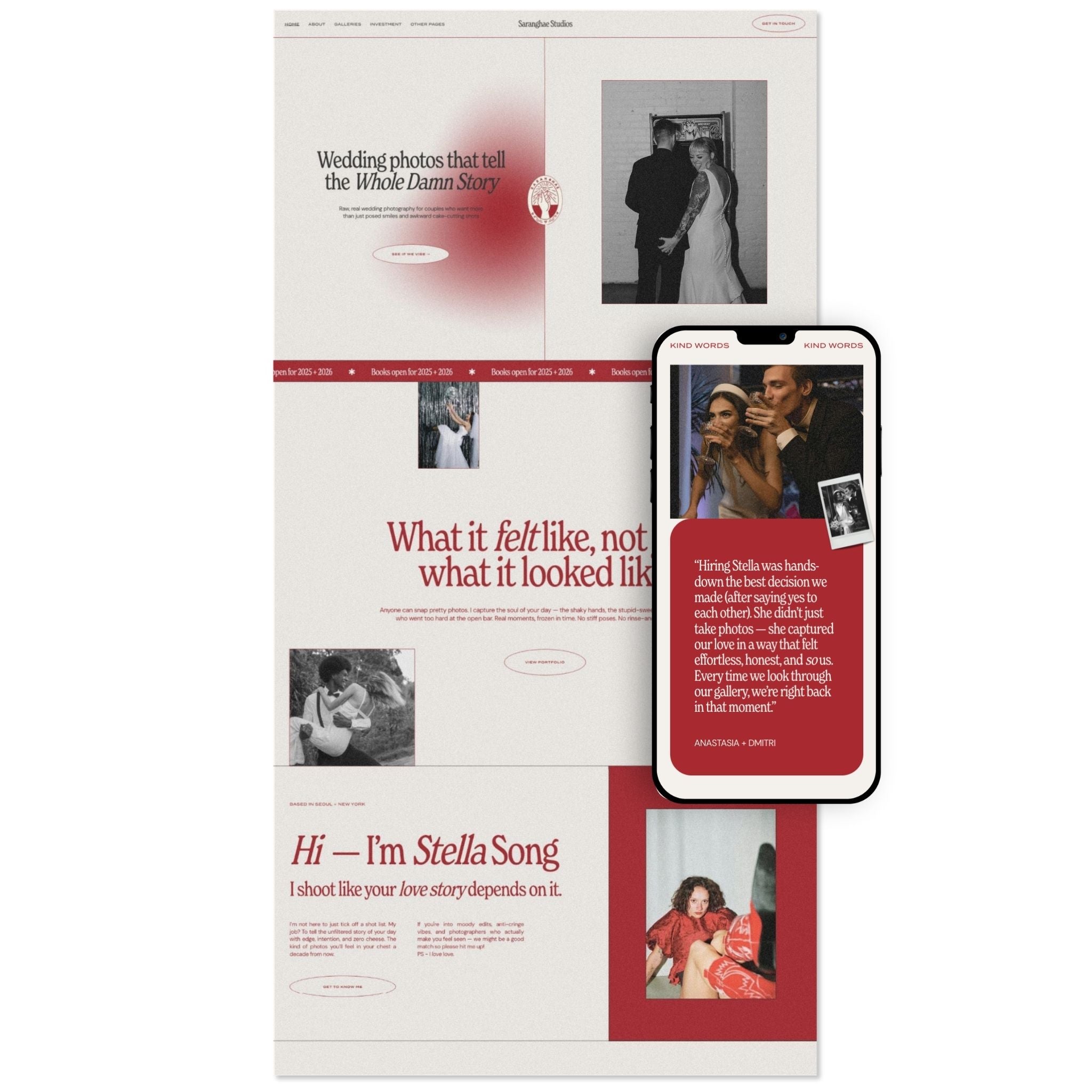 Saranghae Website Template